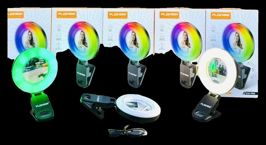 رينج لايت سيلفي RGB بلوكاما U20 Pro — صورة 1
